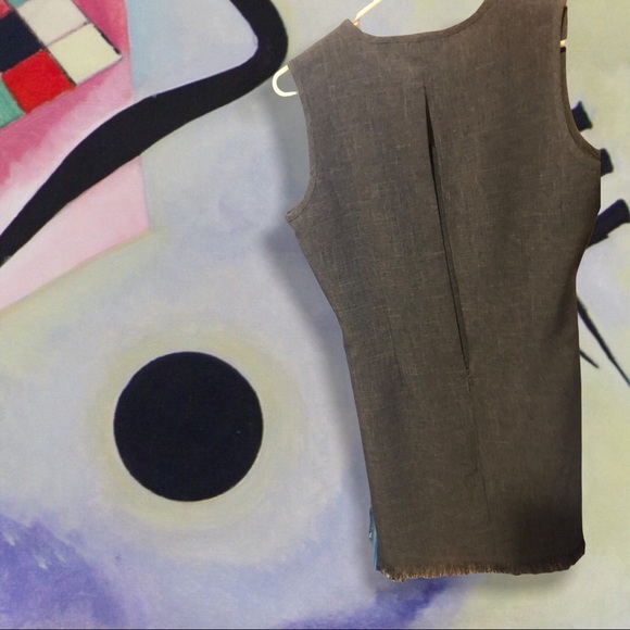 Yen blue frayed hem dress - Picture 5 of 8